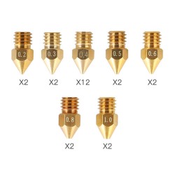 Pacote de bocais MK8 24PCS