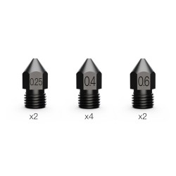High-end nozzles hardened...